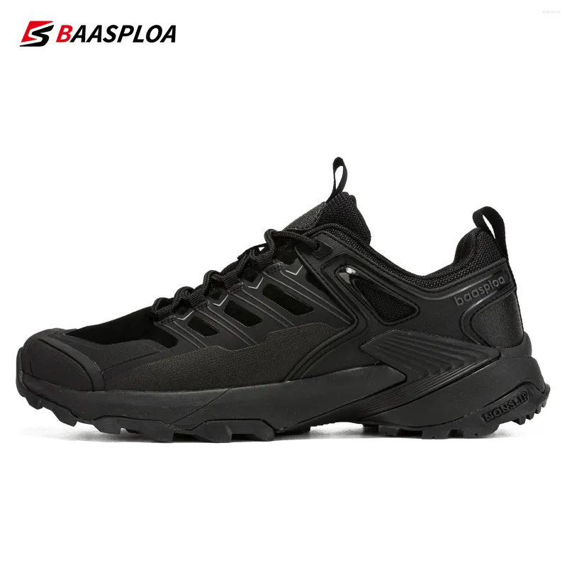 Fitnessschoenen BAASPLOA MANNEN OUTDOOR SNEAKERS FASHEID WATERPROFTE WAKEN VOOR ANTI-SKID SLAG RESISTANT MAN