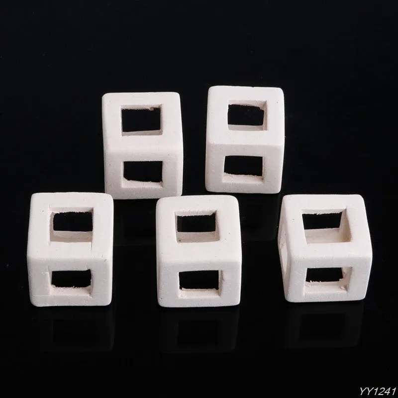 1/5pc räkor Small Fish Ceramic Home Shelter Cave Breeding for Aquarium Fish Tank HBB Y110-Dropshipping