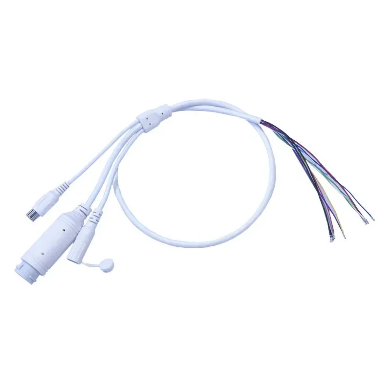 48V to 12V PoE Cable With DC Audio IP Camera RJ45 Cable built in PoE module For CCTV IP Camerafor CCTV Camera Power Cable