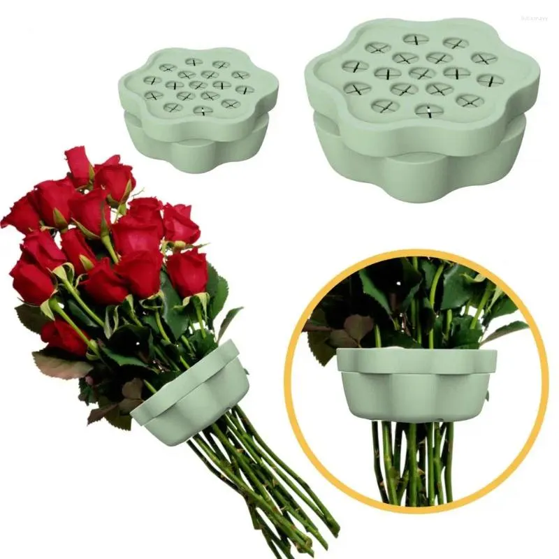 Vases Vases-Préservante du support de fleurs étanche Silicone Spiral Ikebana Solet Holder DIY Vase Arrangeur pour la maison