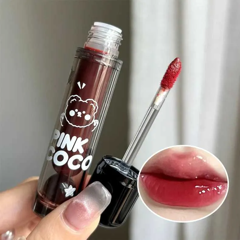 Set Of 3 Punk Juice Red Lipgloss With Waterproof Nude Lip