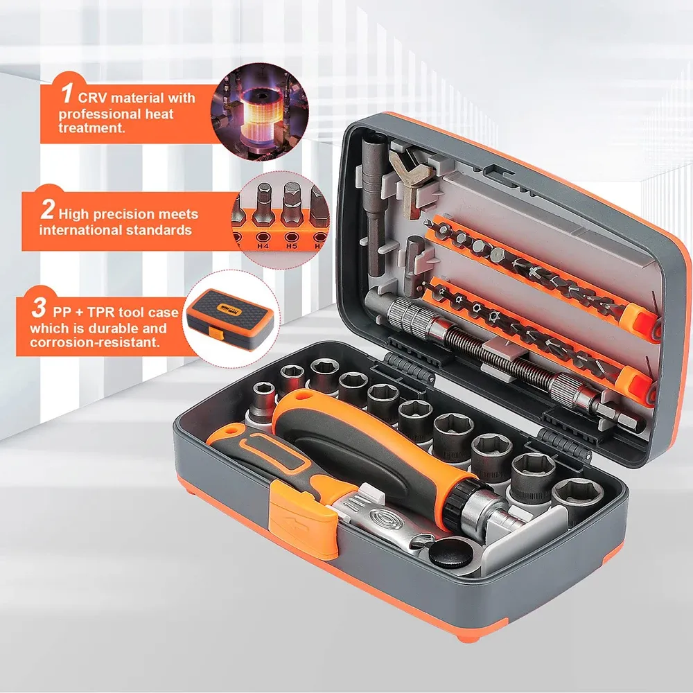 Ratcheting Destornillador: Juego De Herramientas De Destornillador