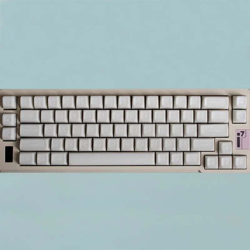 Accessoires Keycaps GMK 160 touches glace blanche PBT PBT Double Shot SA Profil pour Alice Layout MX Switch Mechanical Clavier