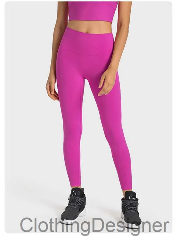 LL Yoga -Anzug plütige Leggings schnell und kostenlos mit hoher Taille nahtloser Mehrfachfarben Pfirsich für das Lauf Cyclin Pants LL861