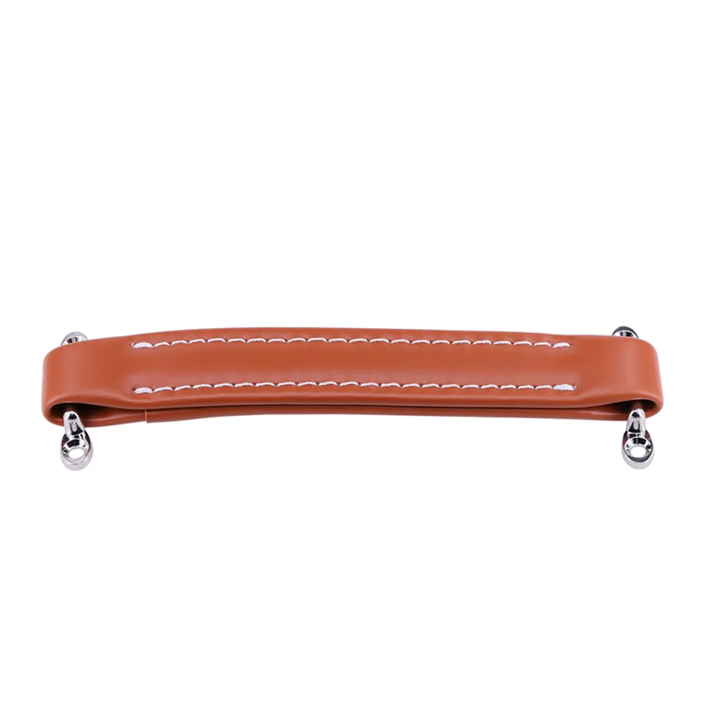 Vintage Leather Guitar AMP long handles with Screw...