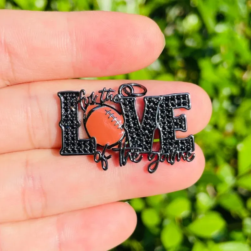 Save Big on Bulk Football Charms For Necklaces Sports Number Necklaces 5pcs  Football Charms Pendants For DIY Bracelet Necklace Making, Girl's Jewelry 