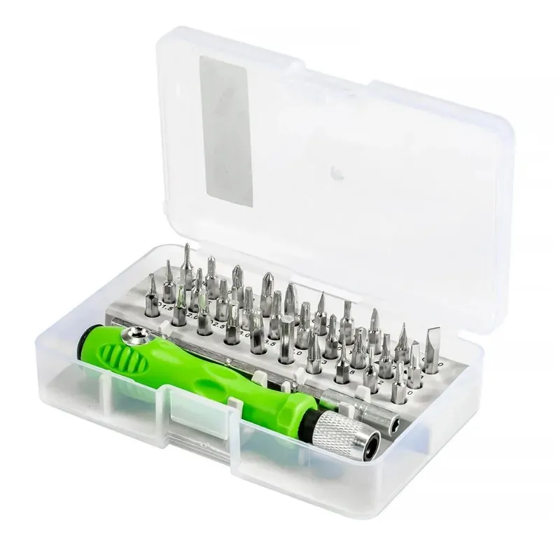 32 in 1 precisie schroevendraaier set magnetische Torx Bits schroevendriver voor elektronische reparatiehulpmiddelen kit7389