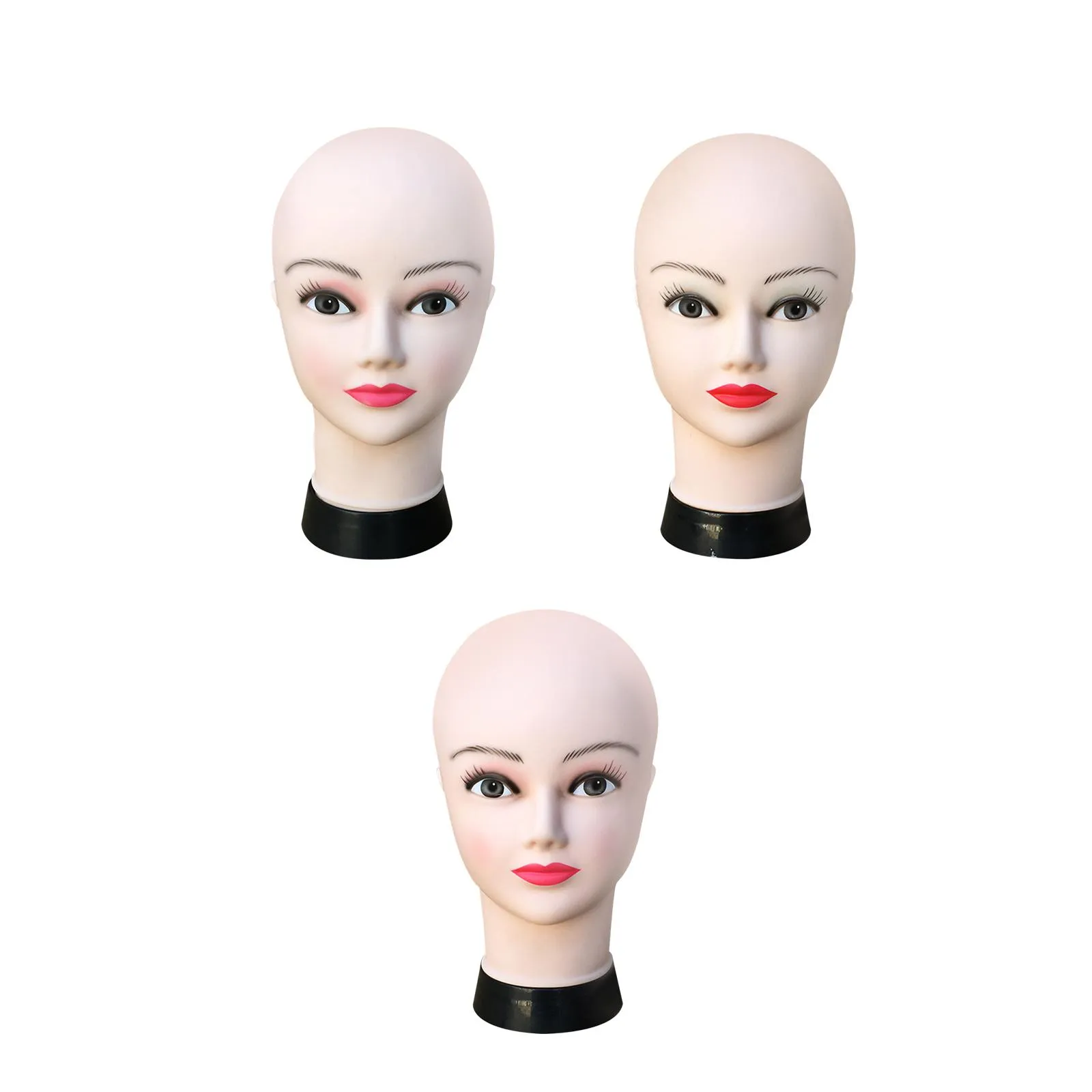 Female Mannequin Head Beauty Cosmetology Wig Stand for Wigs Jewelry