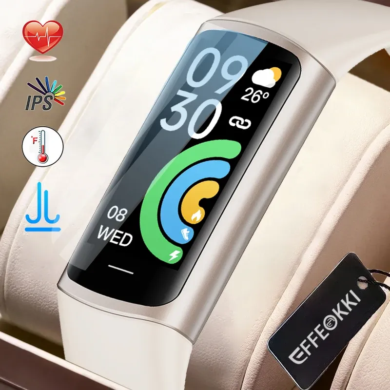 Relógios Effeokki Sport Fitness Tracker para Man Women Band Impermeável rastreador conectado Smartwatch Smart Bracelet para Xiaomi Huawei