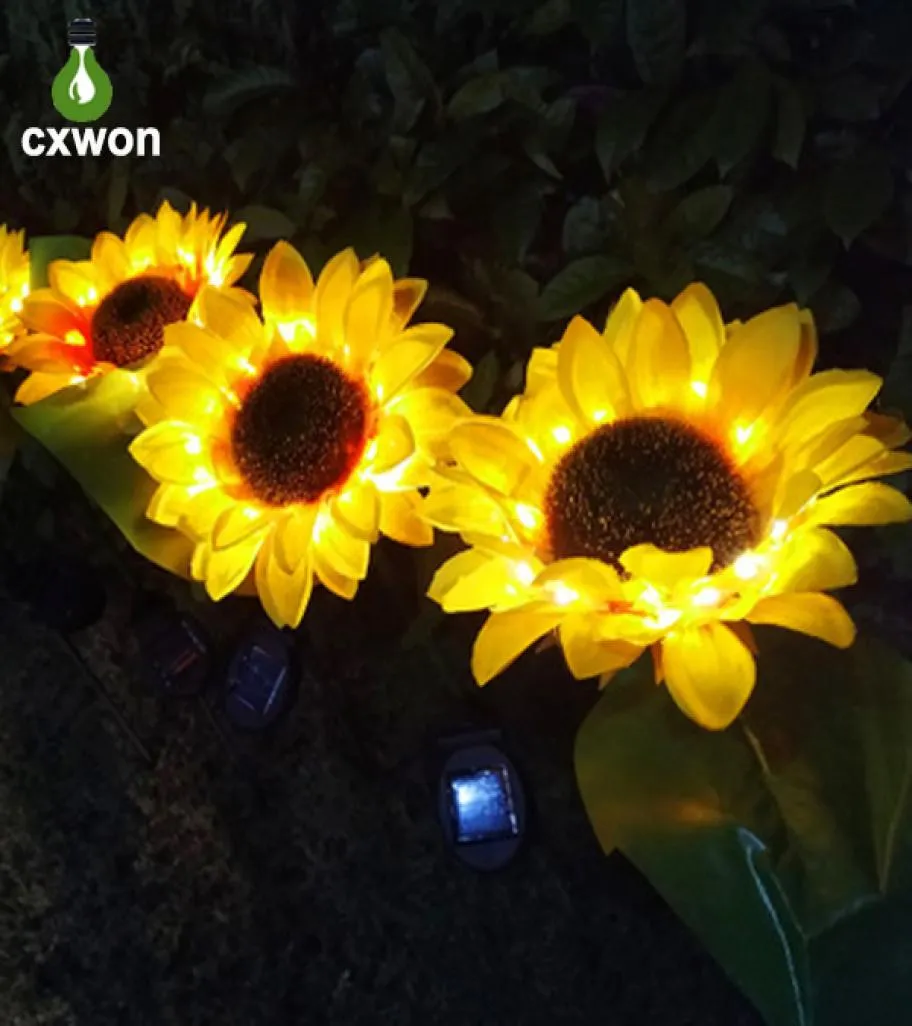 Światło słoneczne Multi styl Outdoor Solar Flower Light For Garden Lawn Path Lighting Dekoracja 6714051