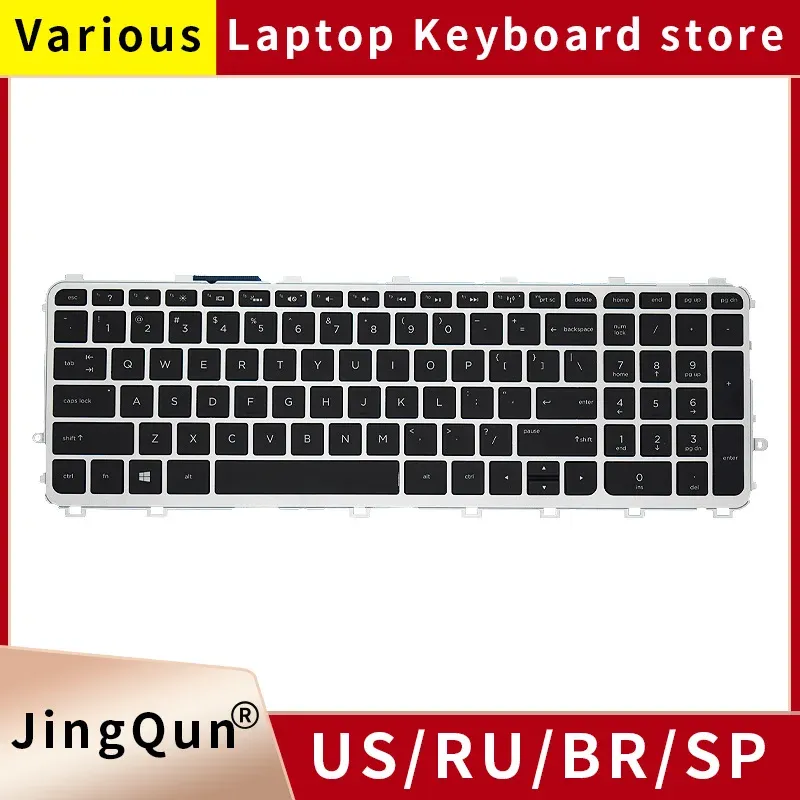 Keyboards US Russian Laptop Keyboard för HP Envy 15J 17J 15TJ 15ZJ 17TJ 15J000 17J000 720244001 711505001 736685001 V140626AS2