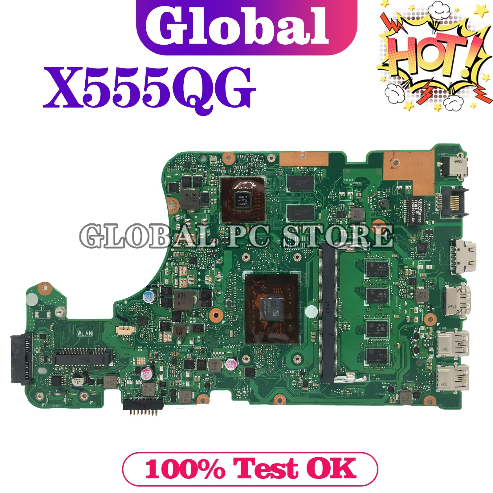 Laptop Motherboard Mainboard for Acer X555BP X555B X555Q Series