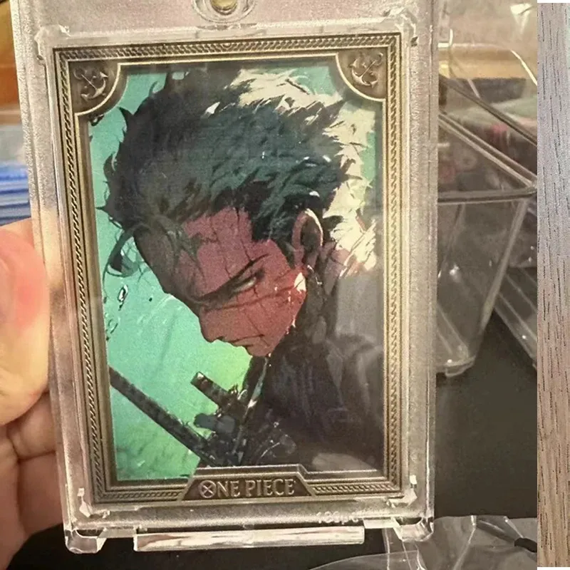 ONE PIECE　メタルポートレート Anime Toys: Bronze Metal Card Featuring Swordsman Design