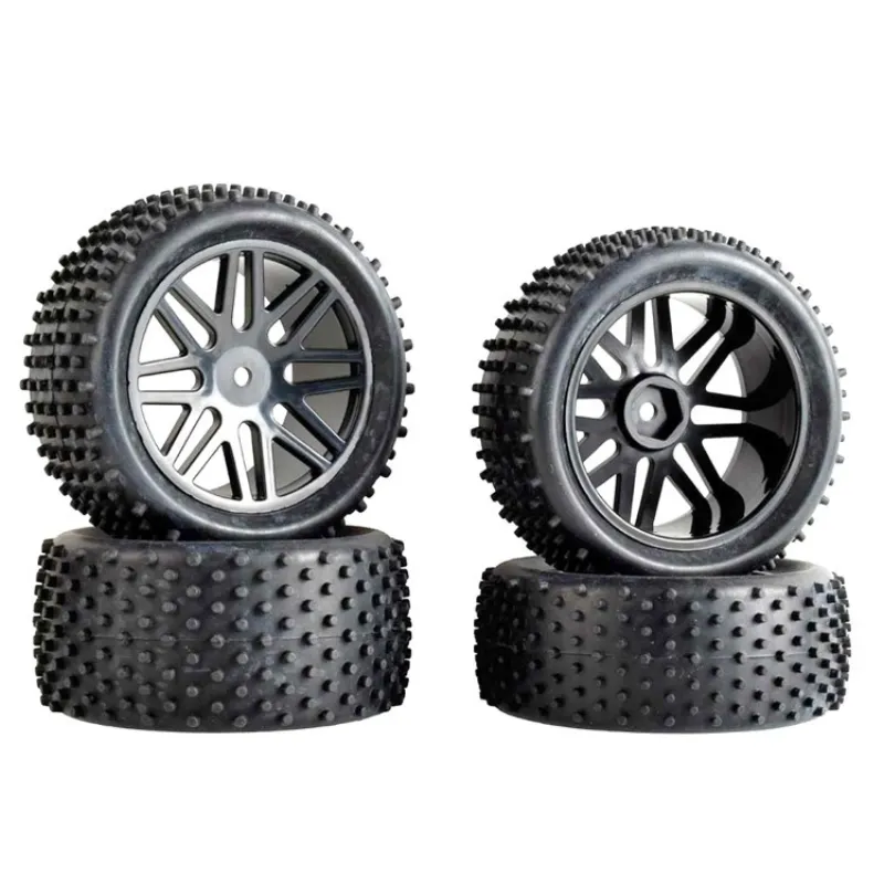 RC Pneus Accessoires Pour Wltoys 144001 124019 12428 104001 Pour HBX 16889 Pour SG1601 RC Car Upgrade Parts 4Pcs 90Mm Rubber Tires Tyre Wheel