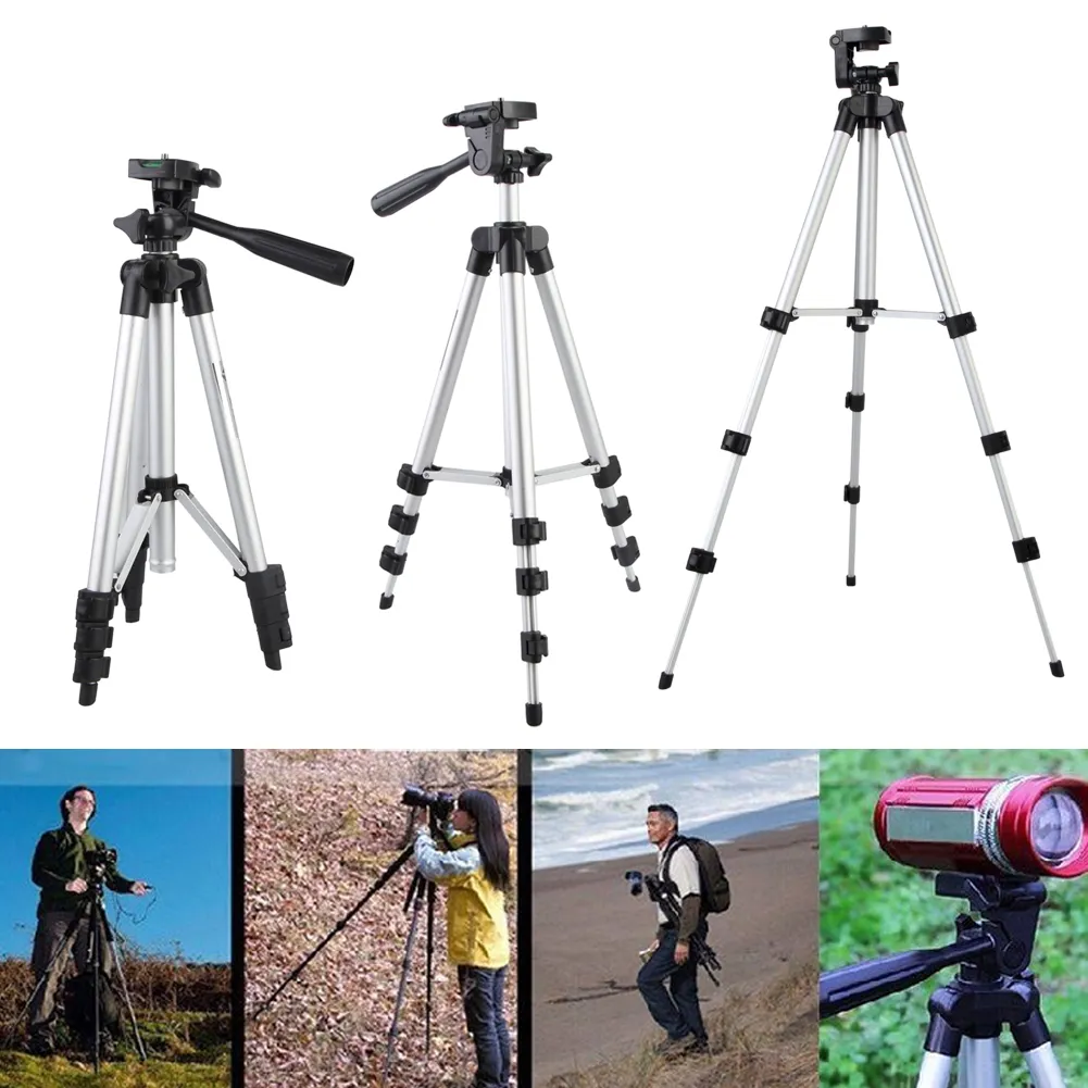 Universal Camera Mount Tripod Stand Lightweight 42.5in Video Filming ...