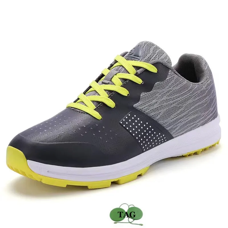 Stivali Nuovi uomini scarpe da golf impermeabile per scarpe da ginnastica per esterni di qualità da camminata Anti Slip Maschio 39-49 DMJZ#