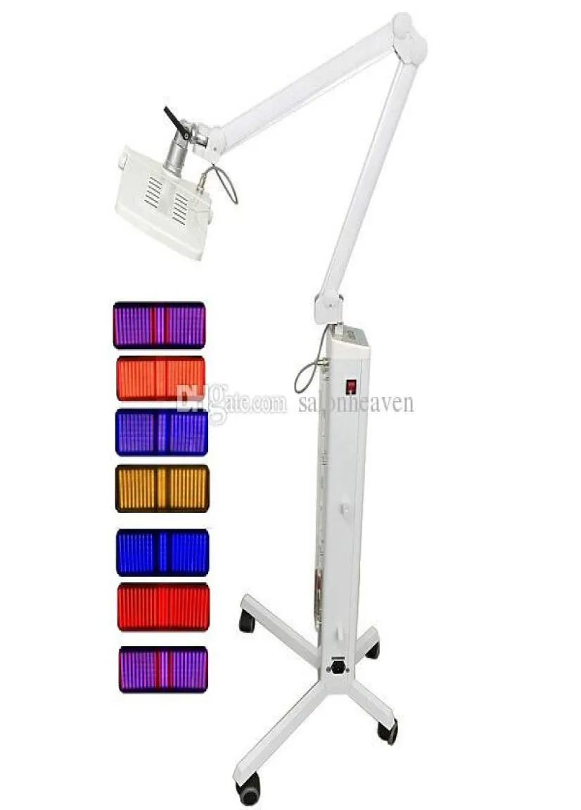 7 kleuren PDT LED Podynamische therapie LED -licht Gezichtsmachine Biolight -therapie voor huid Verjonging Acne behandeling7121149