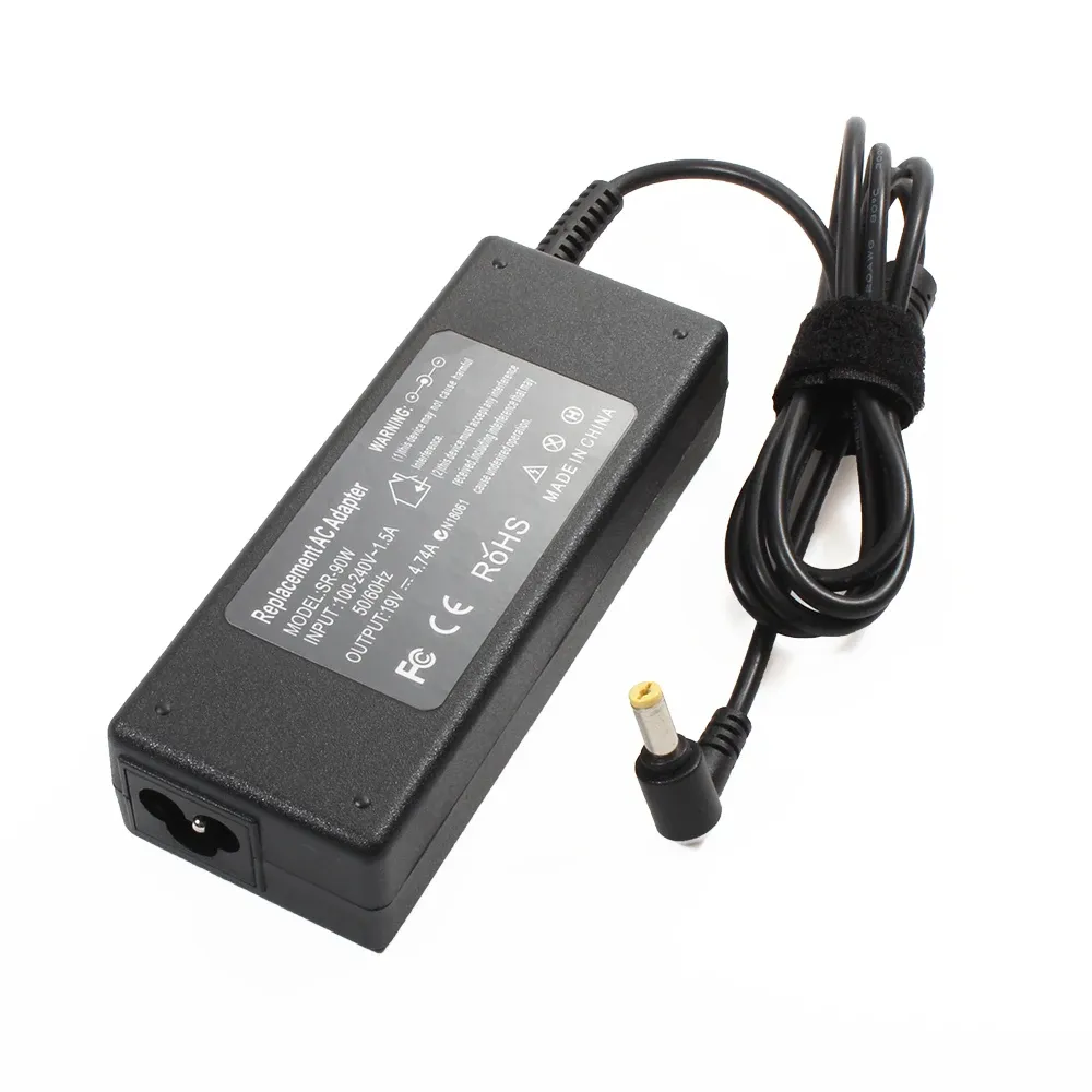 19v 4.74a 90w 5.5x1.7mm Caricatore dell'adattatore AC per laptop per Acer Aspire E1-531 E1-571G V5-571P 4925G 5750G 5755G Notebook Alimentatore