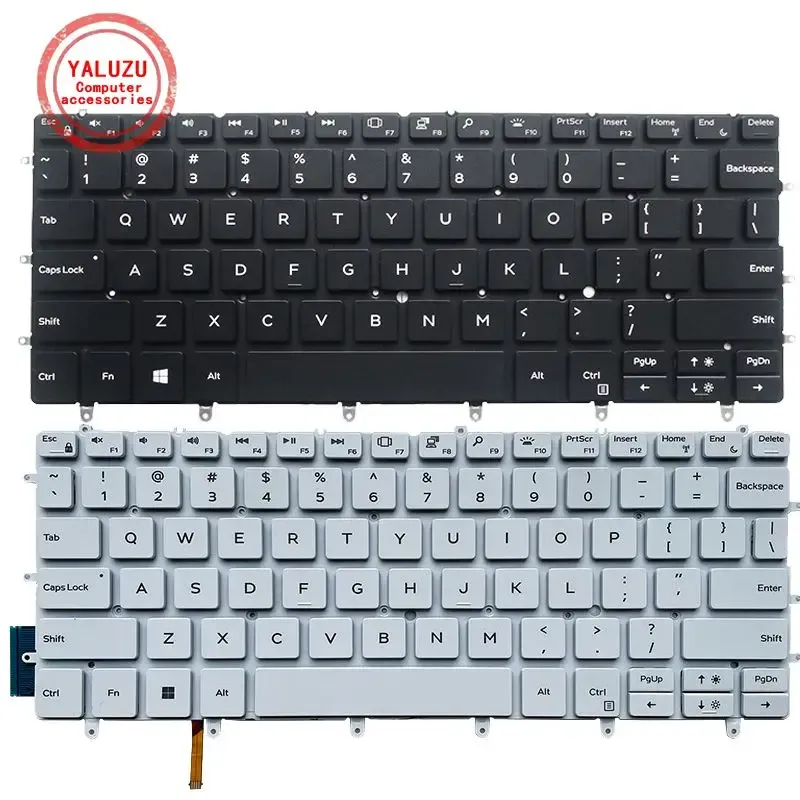 Keyboards US NEW Keyboard For DELL XPS 13 9370 139370D1705S 13 9317 13 9380 English Laptop