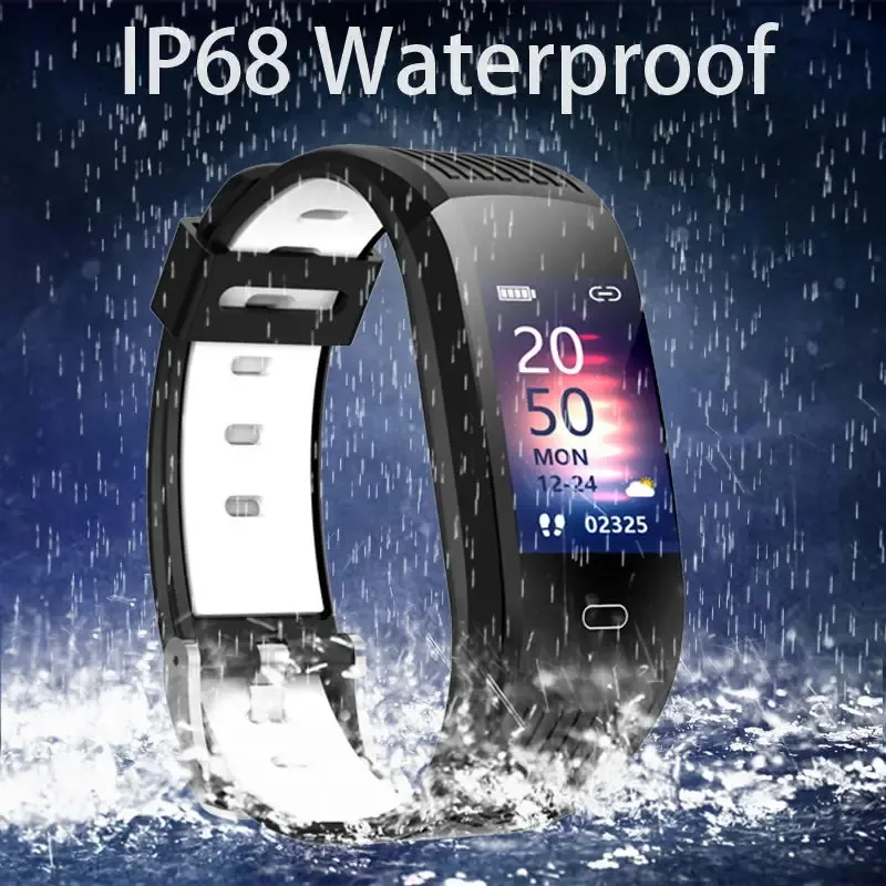 Armbands IP68 Waterproof D15 Smart Armband Fitness Tracker Smart Watches Fitness Armband Sport Bluetooth Smartband 2023 For Men Women