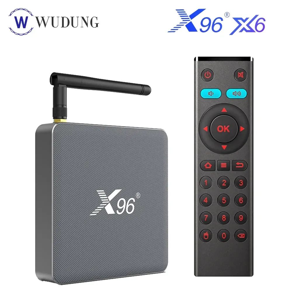 Box 2022 X96 X6 Android 11 Smart TV Box RK3566 1000M 2T2R MIMO Dual Wifi 8G128G Media Player Smart Set Top Box PK X96 MAX Plus