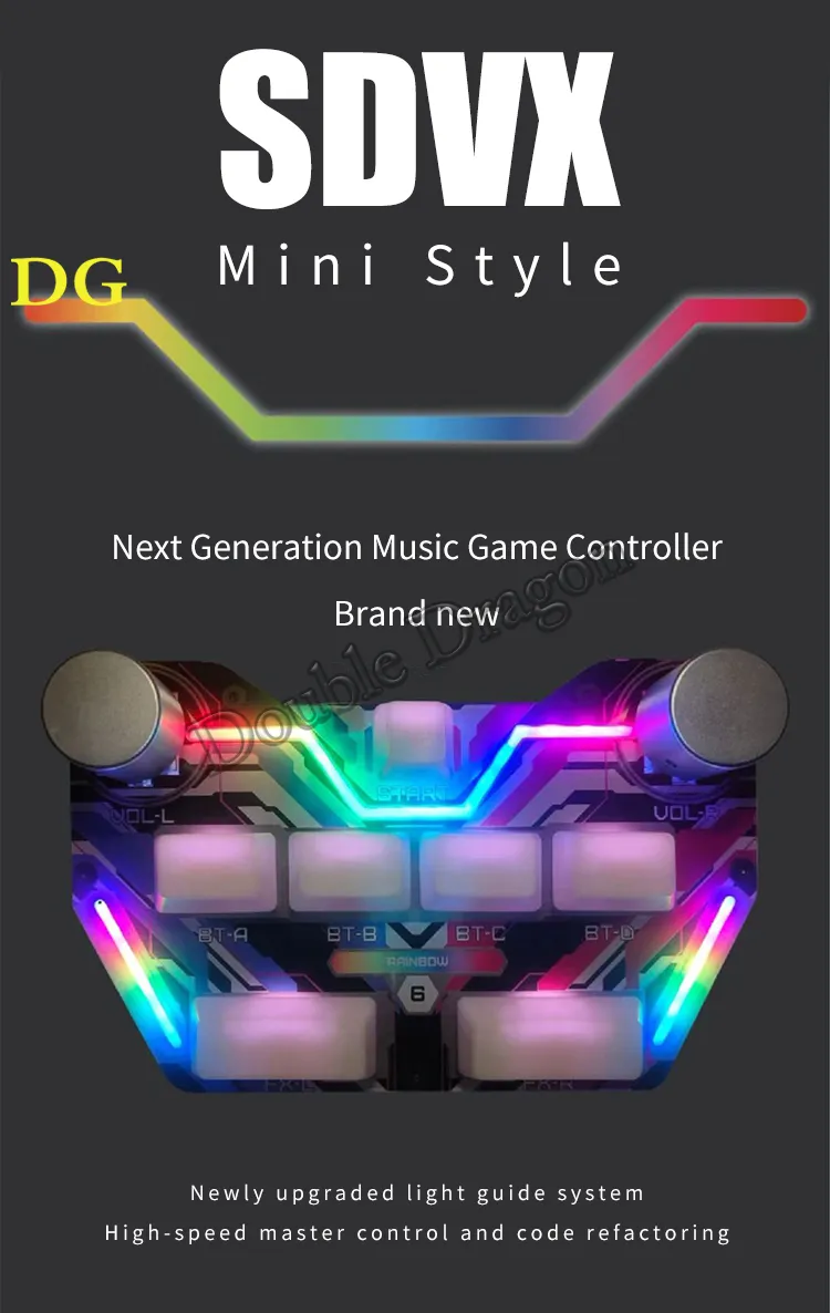 Pocket Voltex SDVX Controller Mini Arcade Music Game Console With