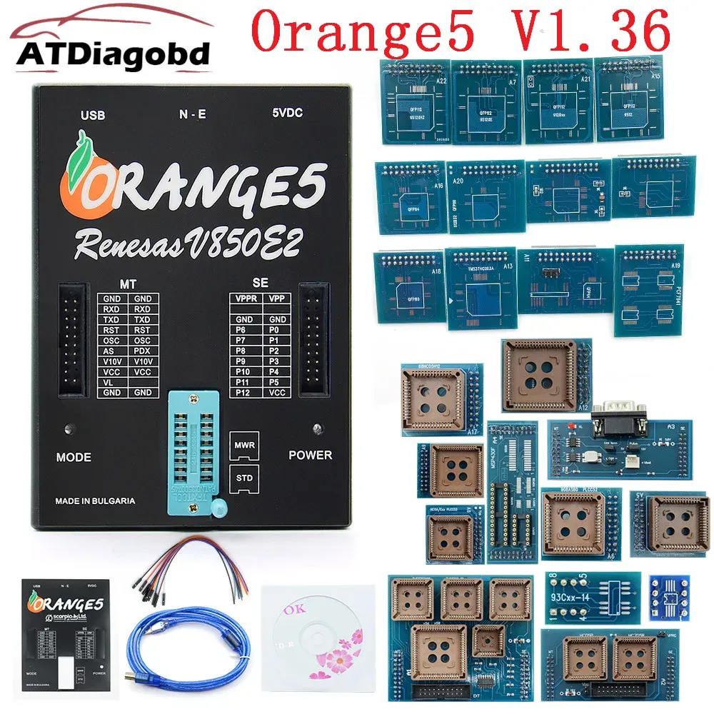 OEM orange5 programmer orange 5 programmer with full adapters ORANGE 5 Professional Programming Devic and software
