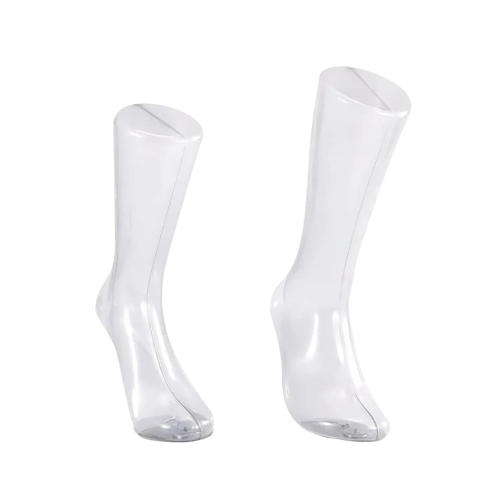 Mannequin Foot Display Clear Magnetic Supplies Lightweight Sock Display Prop Men Women Foot Model Foot Mold for Shop Retail Home