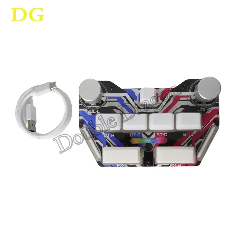 【SOUND VOLTEX】ボルテコン ミニ　pocket sdvx風 Mini Arcade Cabinet Joystick Pocket Voltex SDVX Controller