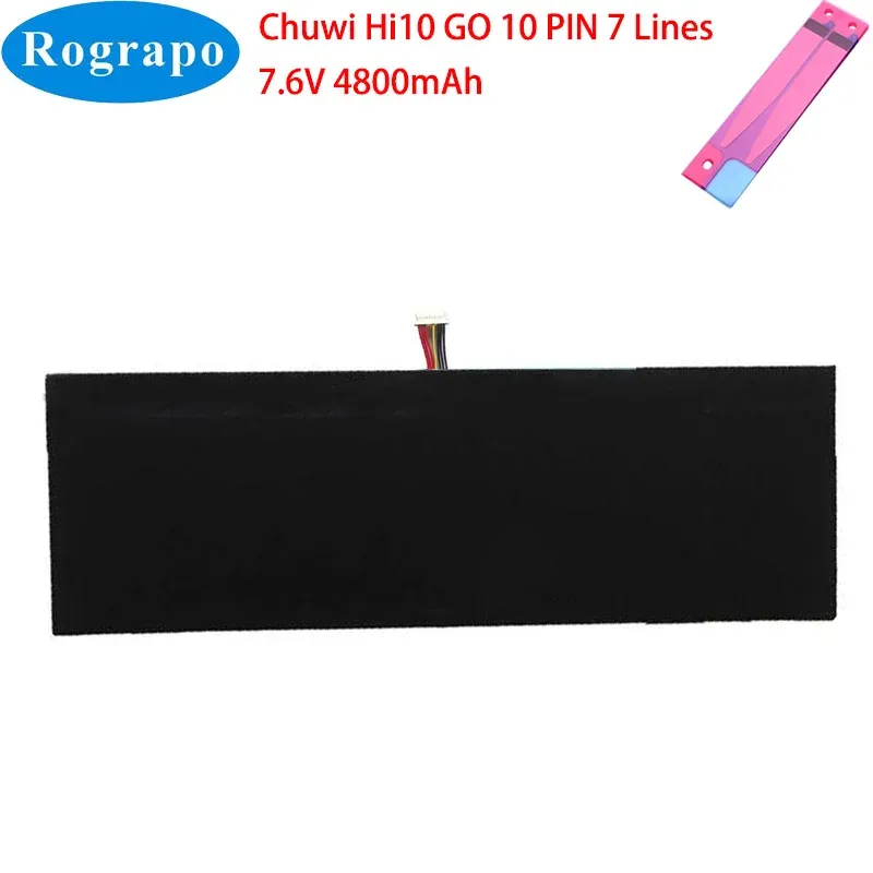 Baterias Novo 7.6V 4800mAh chuwi hi10 go 2in1 Notebook laptop plugue de 7 arame com ferramentas