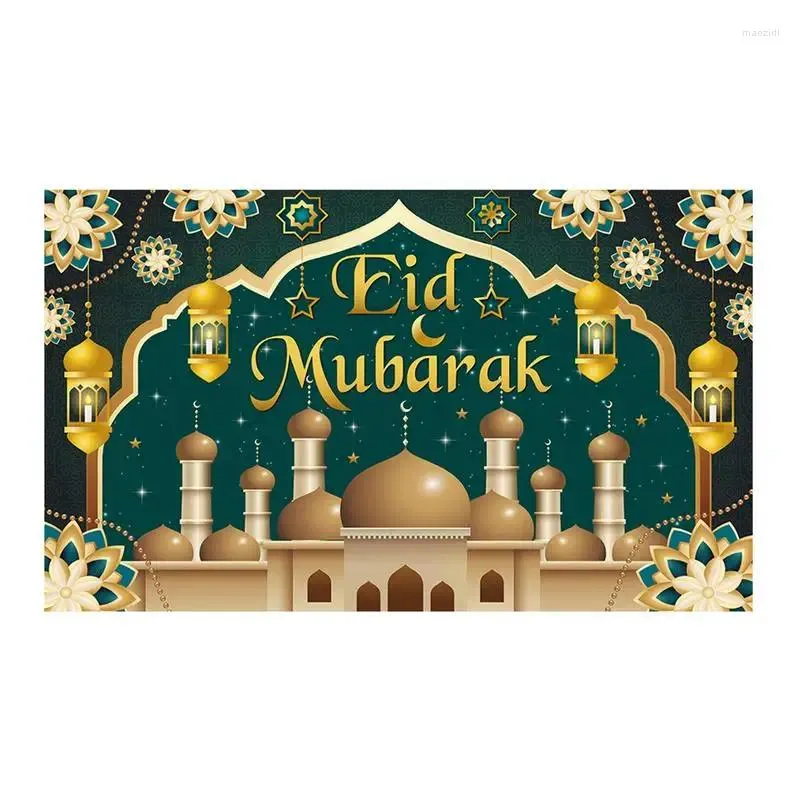 Decoração de festas Decorações Eid para casa Al-Fitring Banner 2024 Anti-ADHA e festas temáticas