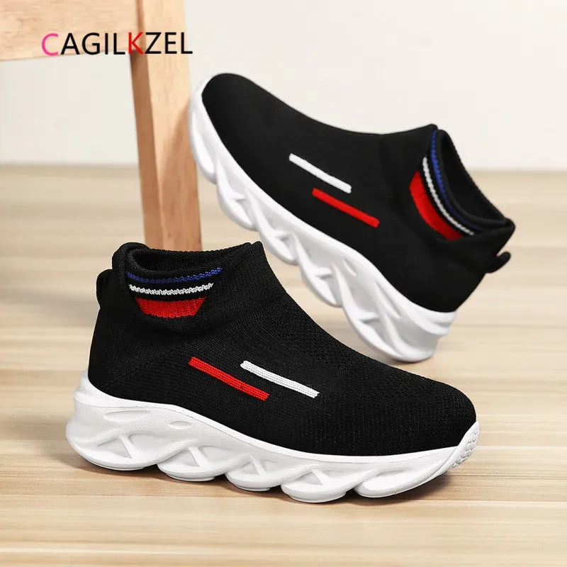 Sneaker Cagilkzel Autumn Children Scarpe per bambini Leggrezza Comotte Scarpe per bambini per ragazze Sneakers Sport Scarpe Casuali CHAUSSURE ENFANT