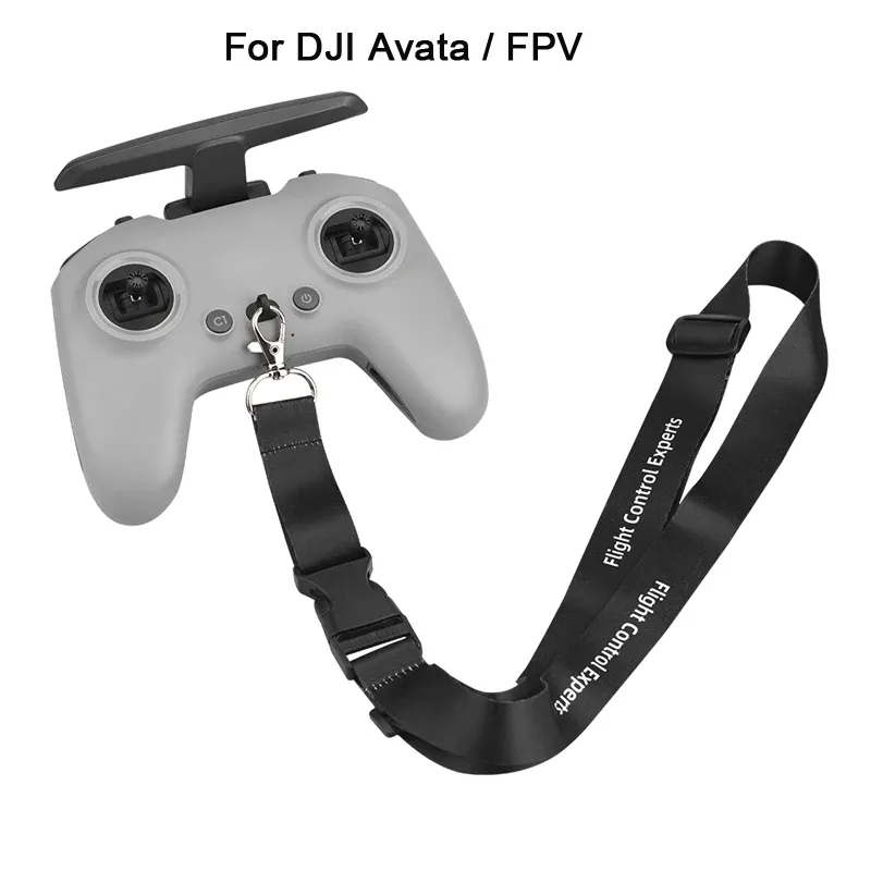 Drones verlengen lanyard voor dji avata / fpv externe controller 2 vrij je handen antidrop nekriem met haakdrone -accessoires