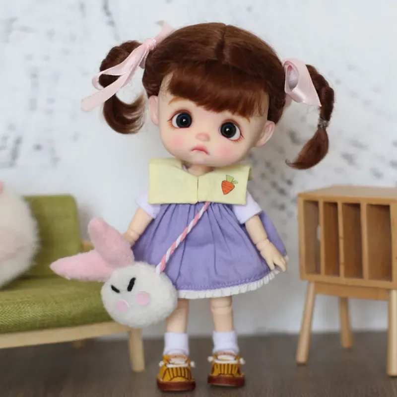 正規STO DOLL Fawn Starちゃん　オビツ11ドールヘッド　白 フルセット！eggydoll 球体関節人形 ob11 BJD 1/8 服 ウィッグ