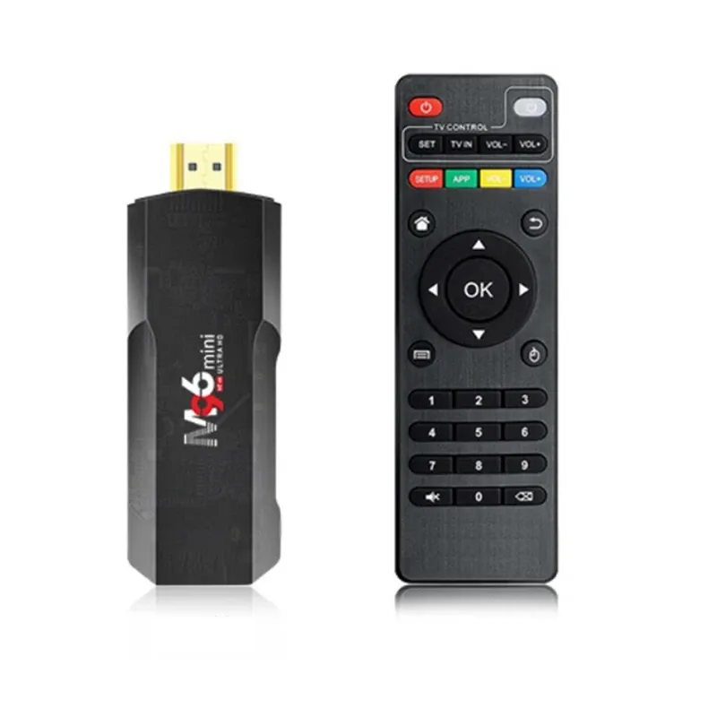 Box Mini TV Stick H313 4K сетевой игрок Android Smart TV Box Atv HD Set Top Box TV Stick для Google YouTube Eu Plug