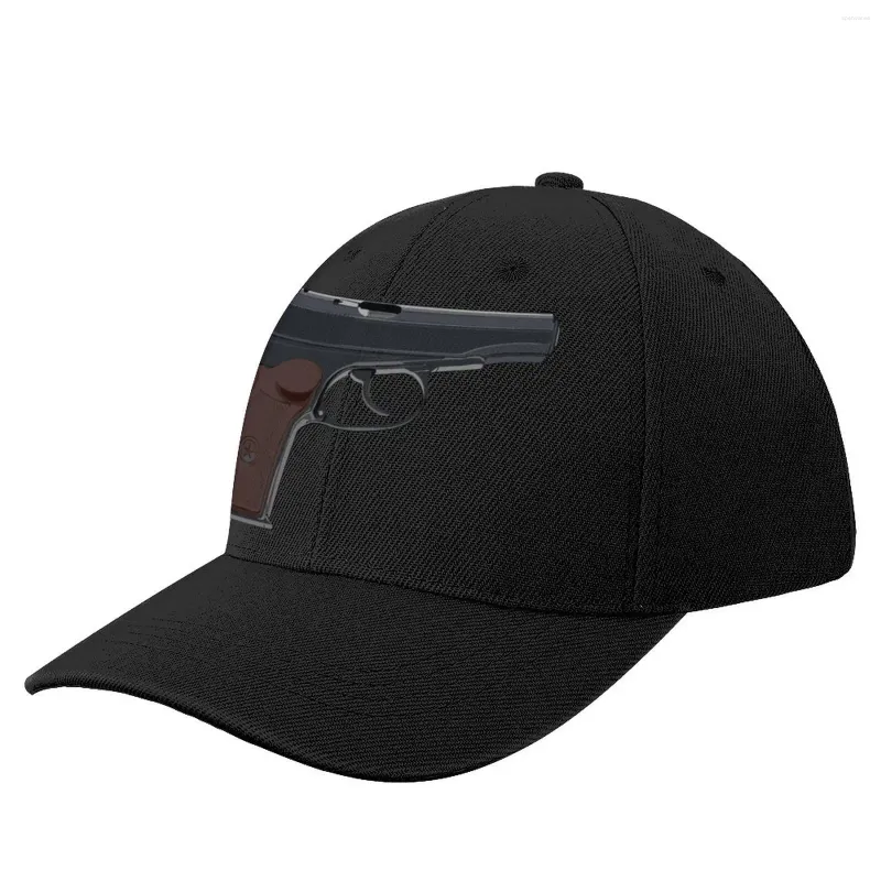 Ball Caps Makarov Baseball Cap de base ajusté Hat Hat Imprimé Polyester University Fashionable