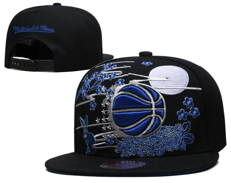 Basket American Basketball "Magics" Hats Snapback 32 squadre Designer di lusso Finals Champions Locker Room Casquette Sports Cappone Spet Back Cap A2 regolabile