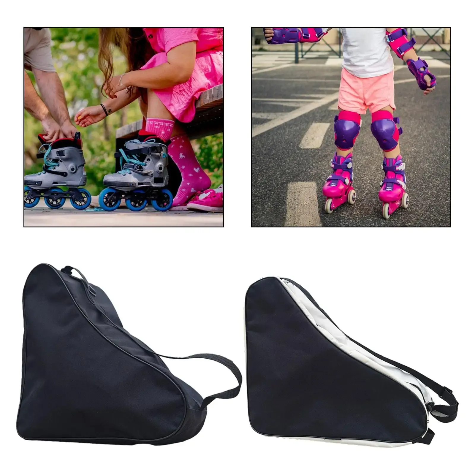 Economize muito em Bolsa De Skate Quad Bolsa De Skate De Rolos Bolsa De  Transporte Durável Para Patins De Quadril em grandes quantidades Melhores 
