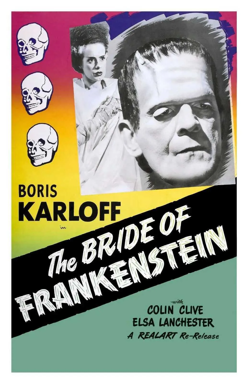 Braut Von Frankenstein Movie Poster Print Seidenwanddekor Für Heim , Büro  Und Filmbegeisterte 24x36 Zoll Von 9,25 € | DHgate, image size:1035x1600