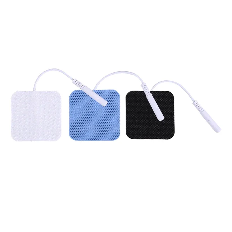 Lot De 12 électrodes TENS/EMS Pour Appareil De Stimulation Musculaire - Gris - Neuf
