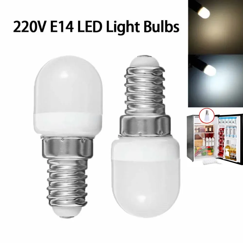 E14 LED Mini Refrigerator Light Bulb 2W 120V/220V Small Screw In - Foto 11