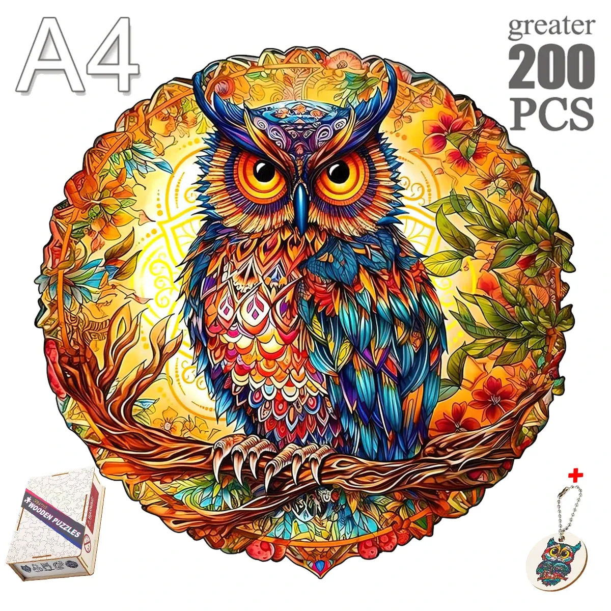 Wooden Animal Jigsaw Puzzles For Adults Difficult 3D Wooden Puzzles For ...