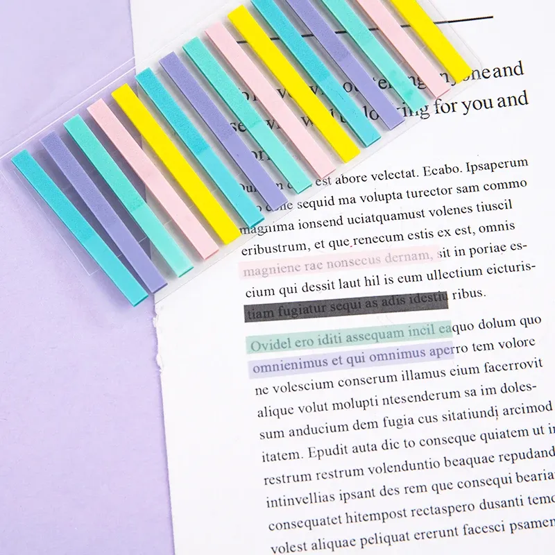 300-60pcs mini nota ped yer işaretleri floresan kendi kendine yapışan notlar dizin planlayıcı kırtasiye okul malzemeleri kağıt çıkartmalar