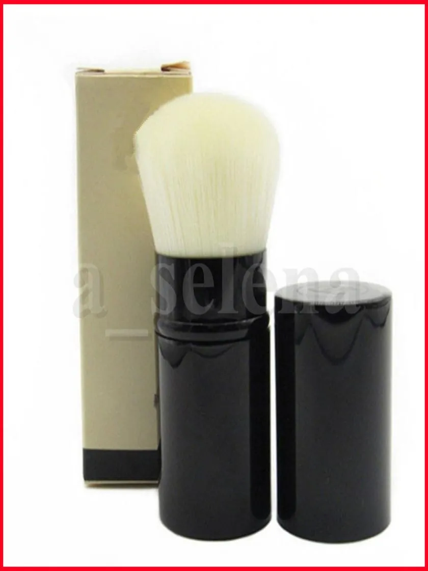 Skönhetsverktyg Infällbar Kabuki Make Up Brush med Box Blush Loose Powder Eyeshadow Cosmetics Makeup Brushes3069517