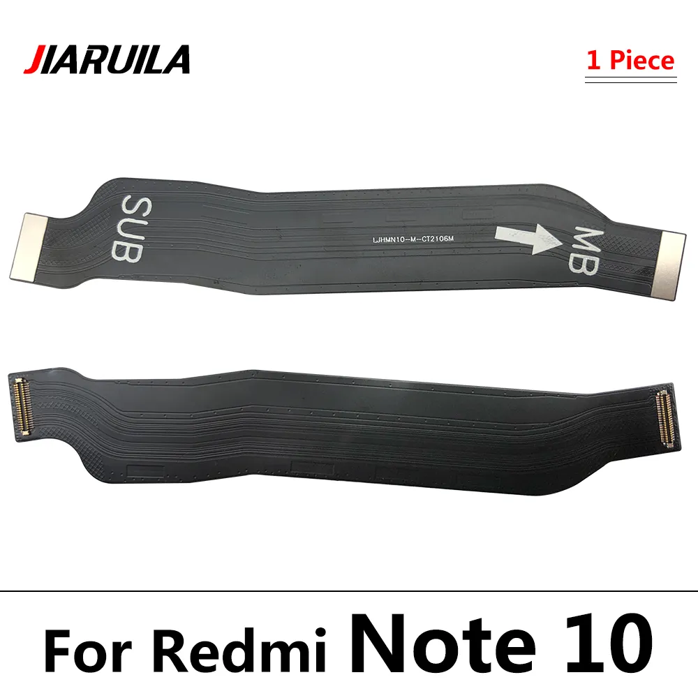 Nappe De Connexion (flex) Pour Xiaomi Redmi Note 10 Pro – Câble Mère, Noir, Neuf