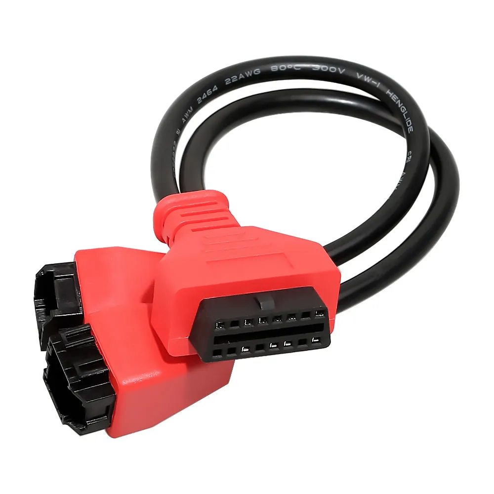 12+8 Cable Adaptor For Autel MaxiSys Elite, MS908, MS908S Pro – Works With Chrysler, 30cm Length