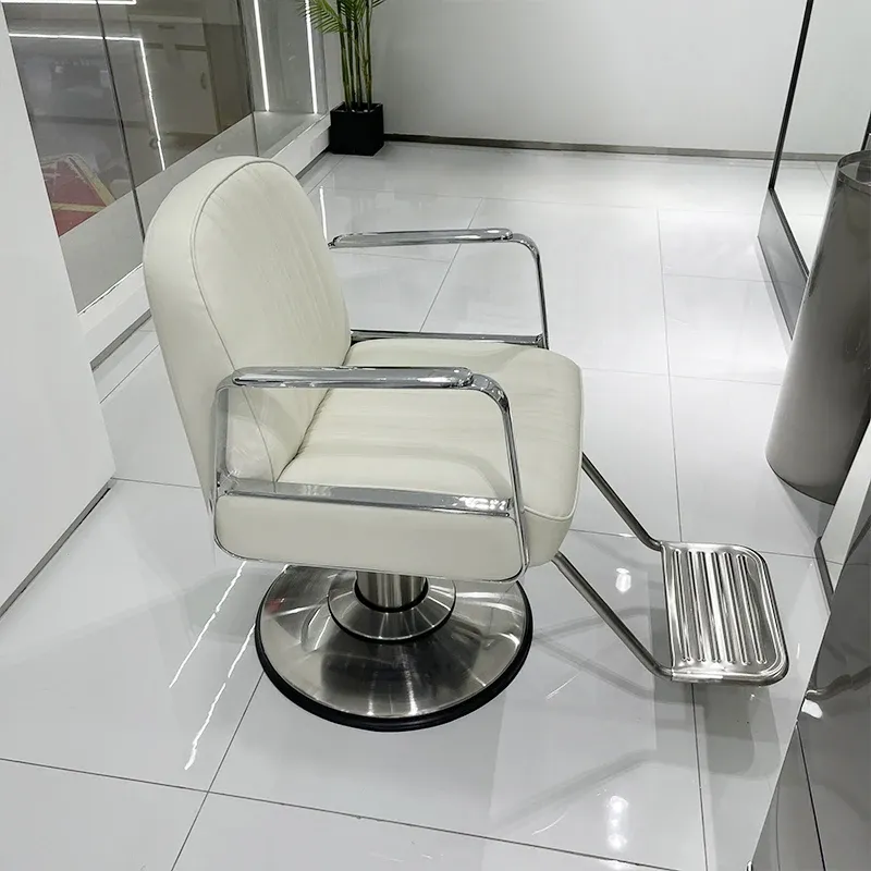 Gezichtskrukkap stoel make -up kapping hydraulische luxe metalen kappersstoel professional Silla de Barbero meubels hdh