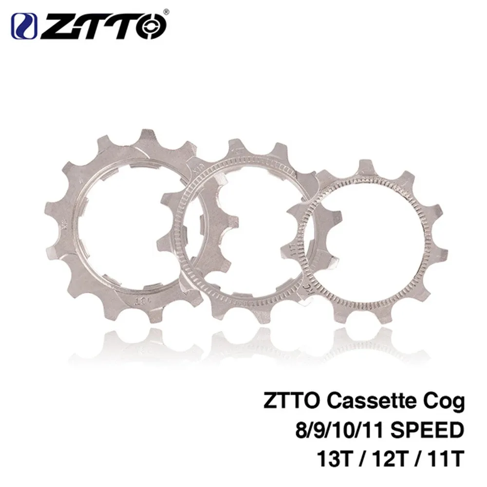 ZTTO 1 PCS MTB Road Bike Freewheel Cog 8 9 10 11 Speed 11T 12T 13T Bicycle Cassette Sprockets Accessories For SRAM