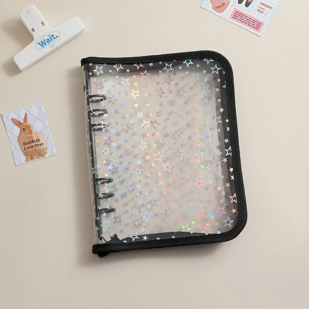 Reusable Sticker Organizer Binder 220 Pockets Sticker Storage Book With 220 Pockets - A5 Zipper Binder With 40 Release Paper Sheets, Green Sticker Album