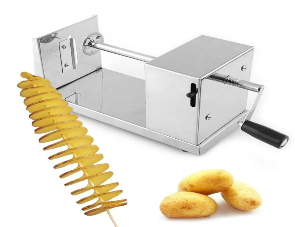 Tornado aardappelsnijder machine spiraalvormige snijmachine chips machine keuken accessoires kookgereedschap chopper aardappelchip 27909960